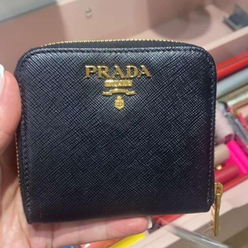 Prada Saffiano Wallet with Zip